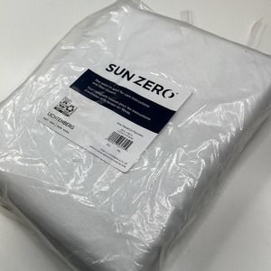 NWT Sun Zero One Panel 50”x84” Window Curtain White